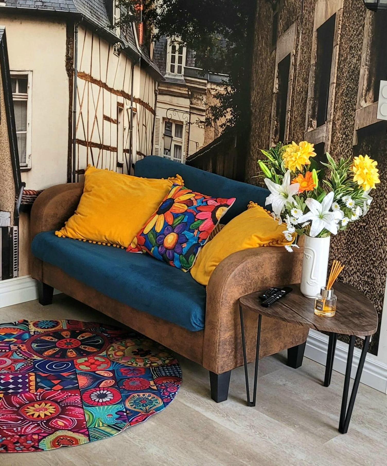 Les Volets Bleus - Deux Appartements Et Un Studio, Jardin Бурж Екстер'єр фото